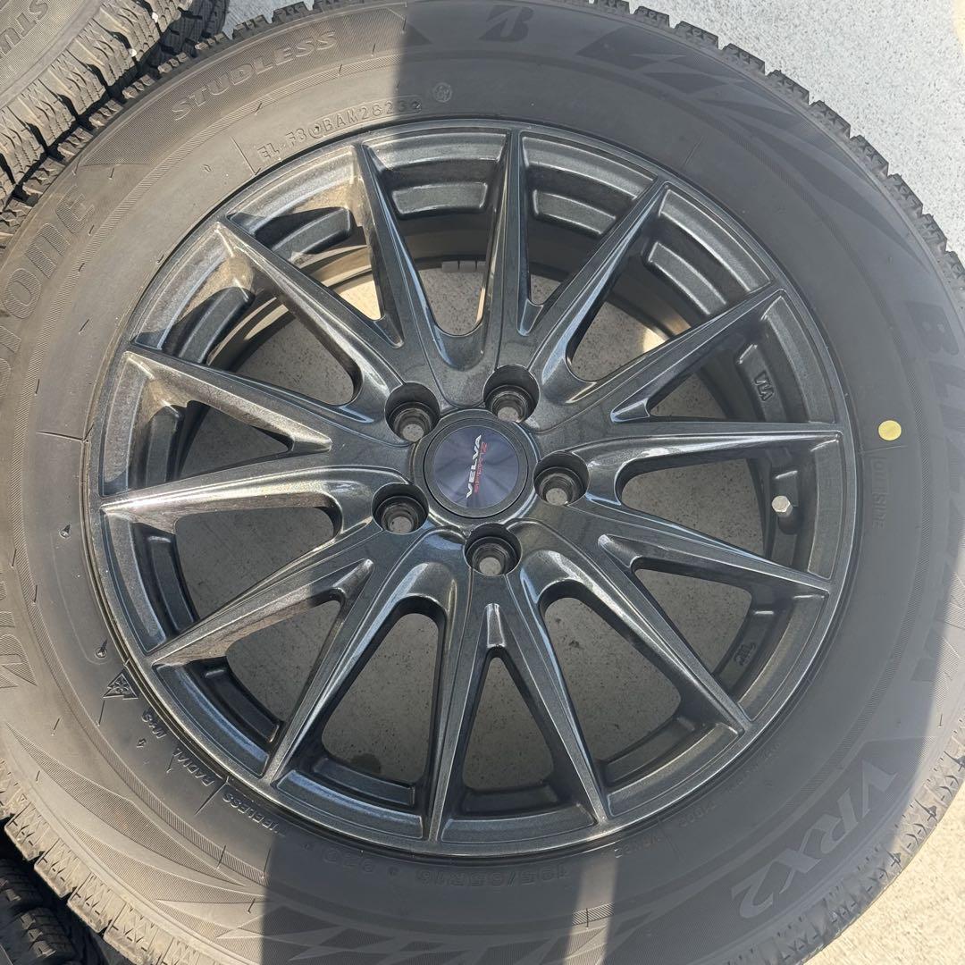 ライズハイブリッド用　195/65R16 スタッドレスタイヤホイールセット