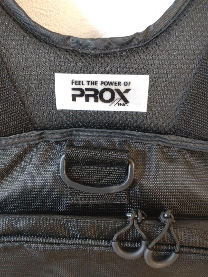 【美品】PROX ブラック フィッシングベスト PX313