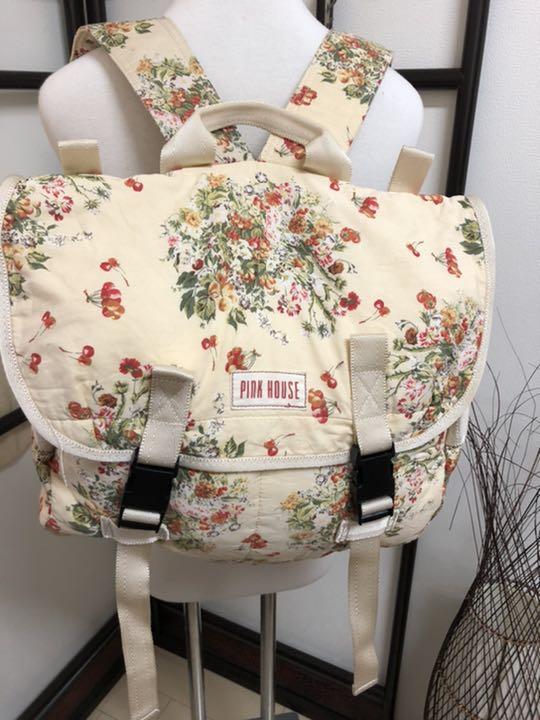 爆買い国産 PINK HOUSE 花柄可愛いリュック XAyem-m50902256161 セールお得