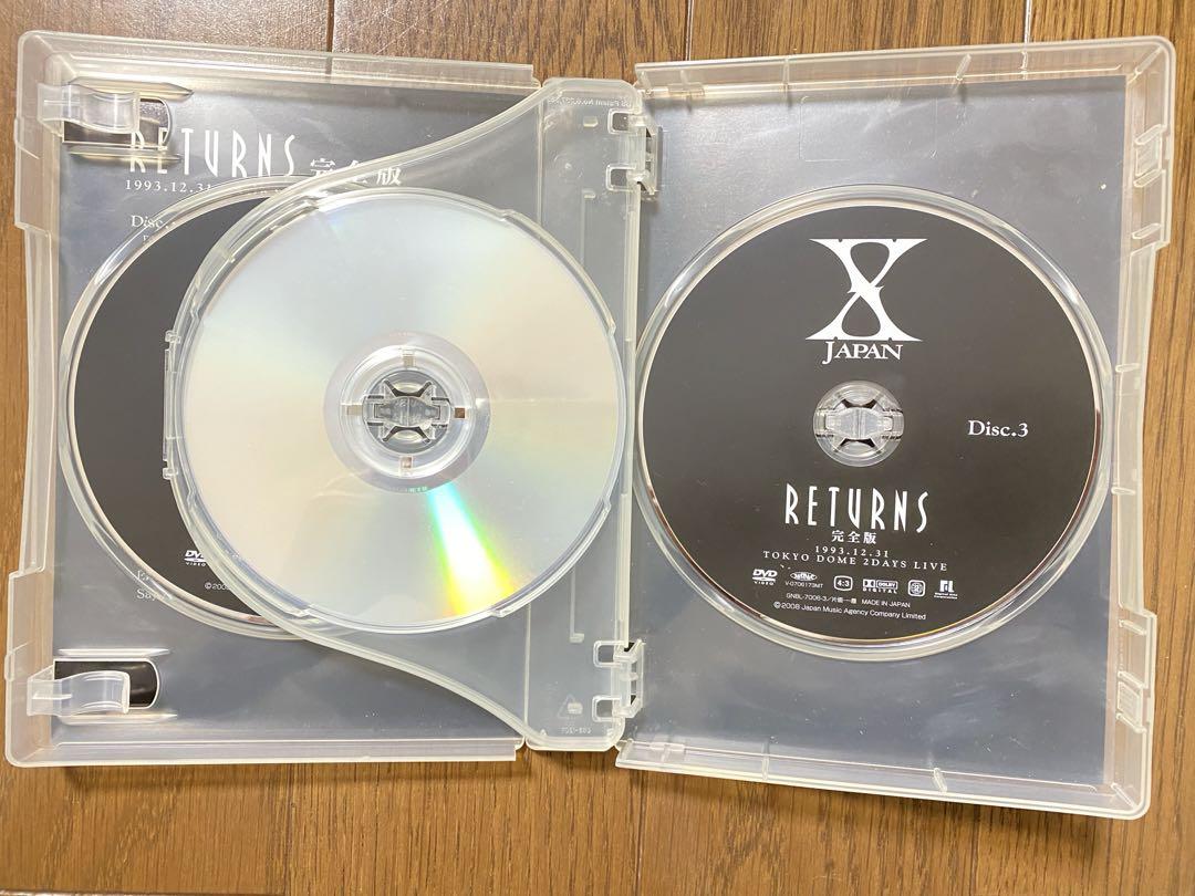 X JAPAN RETURNS 完全版 1993.12.30/12.31