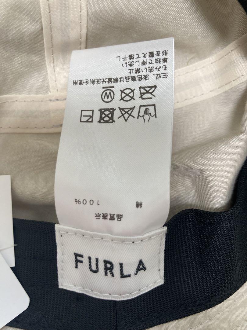 FURLA フルラ　つば広ハット
