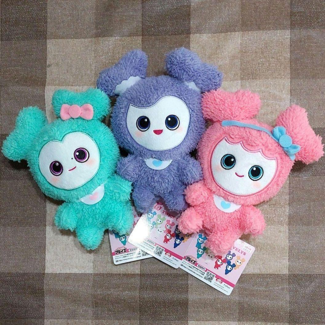 【MISAMO】TWICE LOVELYS ミナ サナ モモ ぬいぐるみ TWICE GIGO SET 3 MISAMO Lovely Hug Plush MINA SANA MOMO
