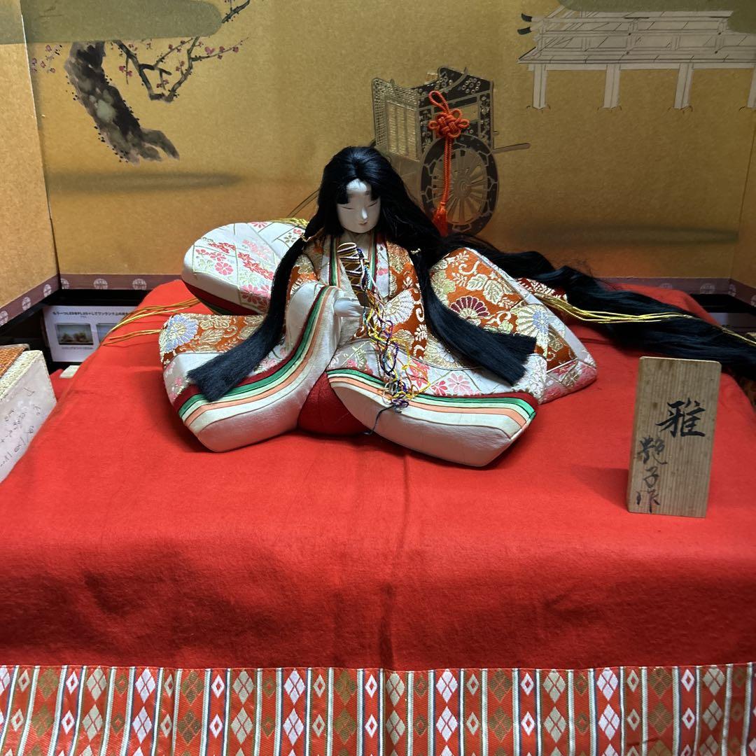 木目込人形のお雛様　名あり
