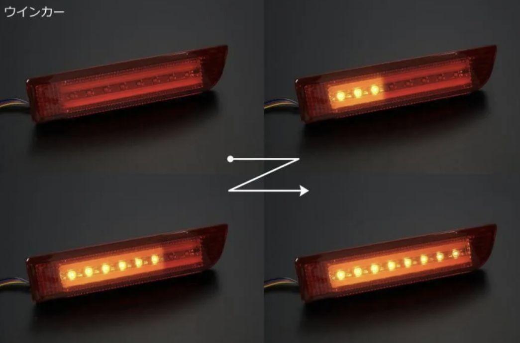 トヨタ車 最新型 LEDリフレクター ファイバー&シーケンシャル ヴェル・アル