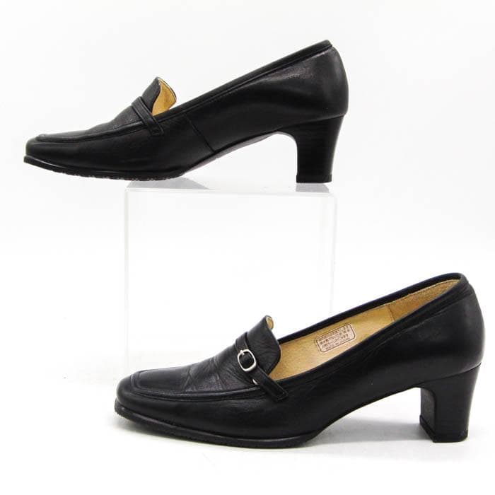 リーガル ローファーパンプス レディース 22.5サイズ ブラック