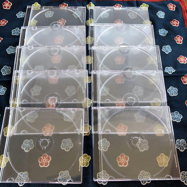 CD DVD ブルーレイ 空ケース スリム5㎜10枚 新品登場 CD DVD ブルーレイ 空ケース スリム5㎜10枚 新品登場