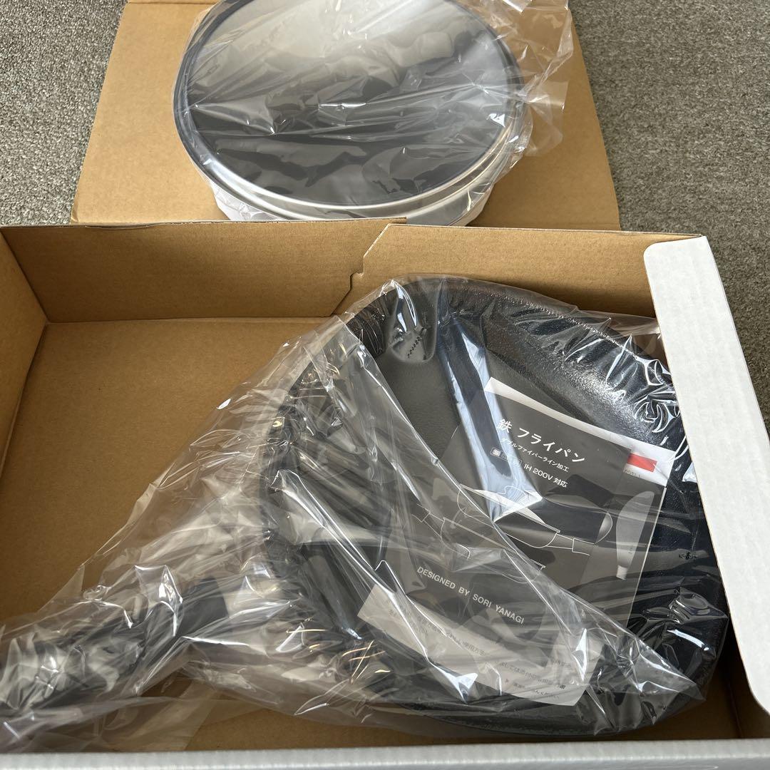 【柳宗理】鉄フライパン　IH200対応　SORI YANAGI 25㎝新品未使用