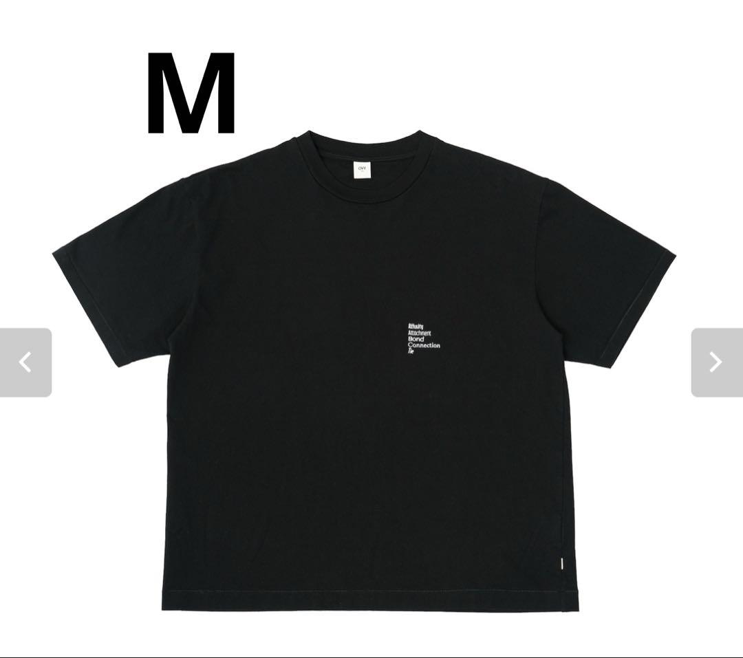 OVY Embroidery Cotton Wide T-shirt 黒