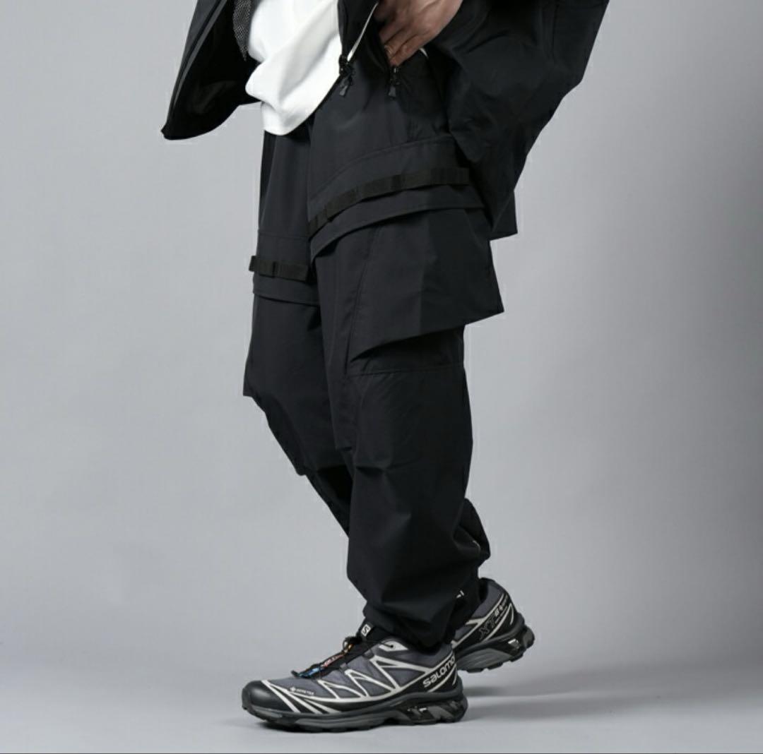 GORETEX TROUSERS BLACK D-VEC×ALMOSTBLACK