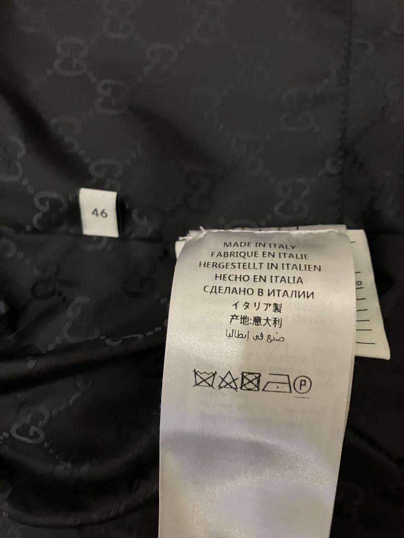 GUCCI グッチ　ブラック　ダウンジャケット ナイロンジャケット
