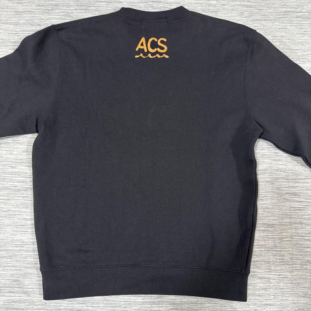 美品　新品muta marine×ACANTHUS ロゴ プルオーバートレーナー