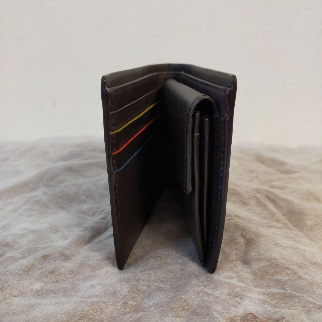 Paul Smith　折り財布　レザー　マルチストライプ