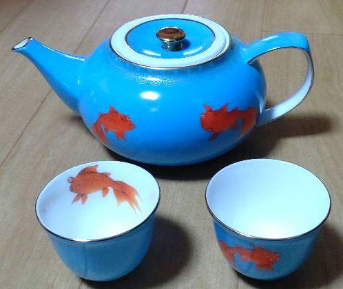 シャンハイタン SHANGHAI TANG 上海灘 茶器セット 金魚デザイン