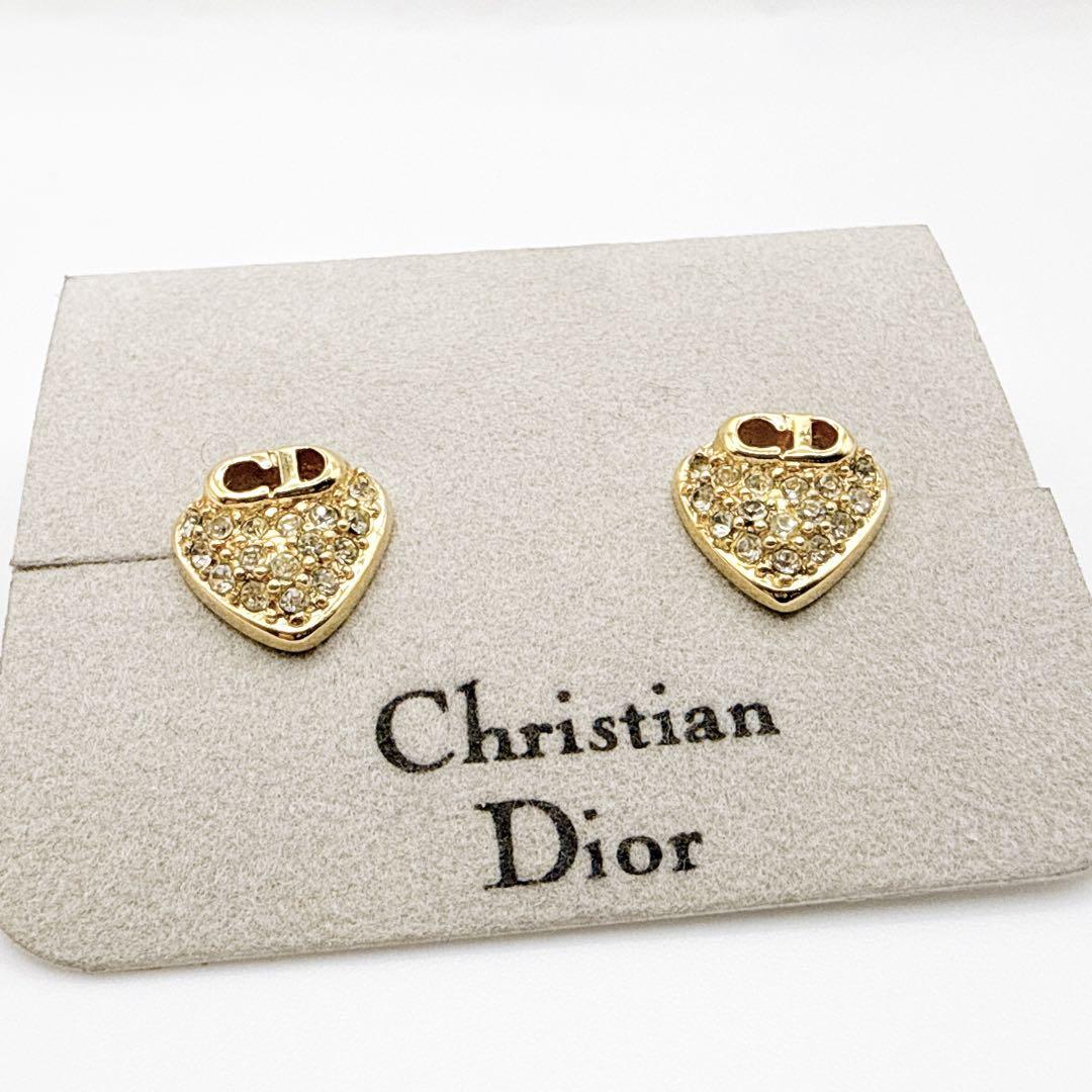 美品Christian Diorピアス　正規品刻印あり 2729 人気✨ Dior ピアス CD ロゴ 希少 刻印 - メルカリ