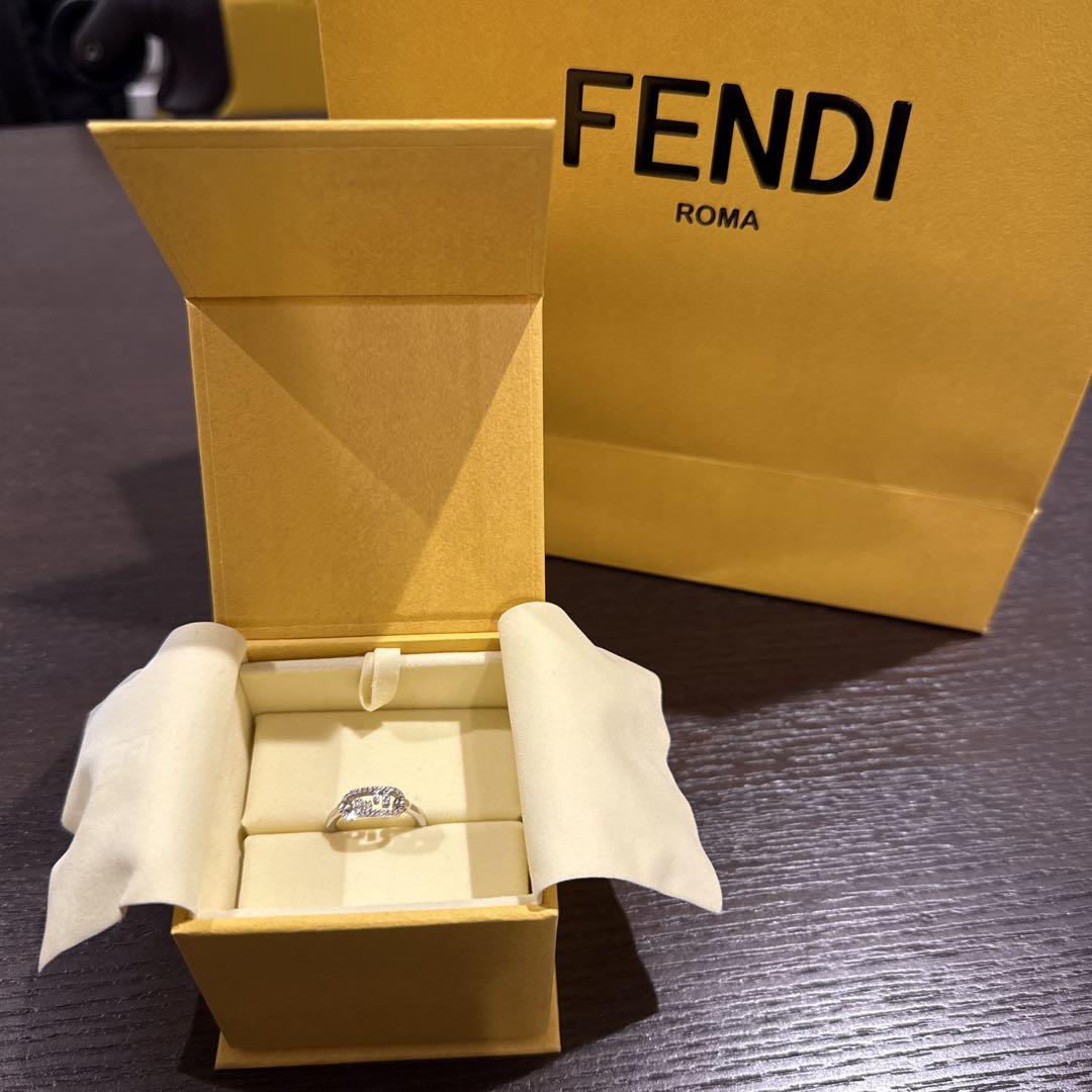 FENDI シルバー オーロックリングSサイズ - メルカリ
