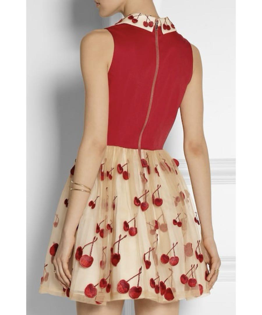 【最終値下げ】 Alice + Olivia Cherry Pouf dress