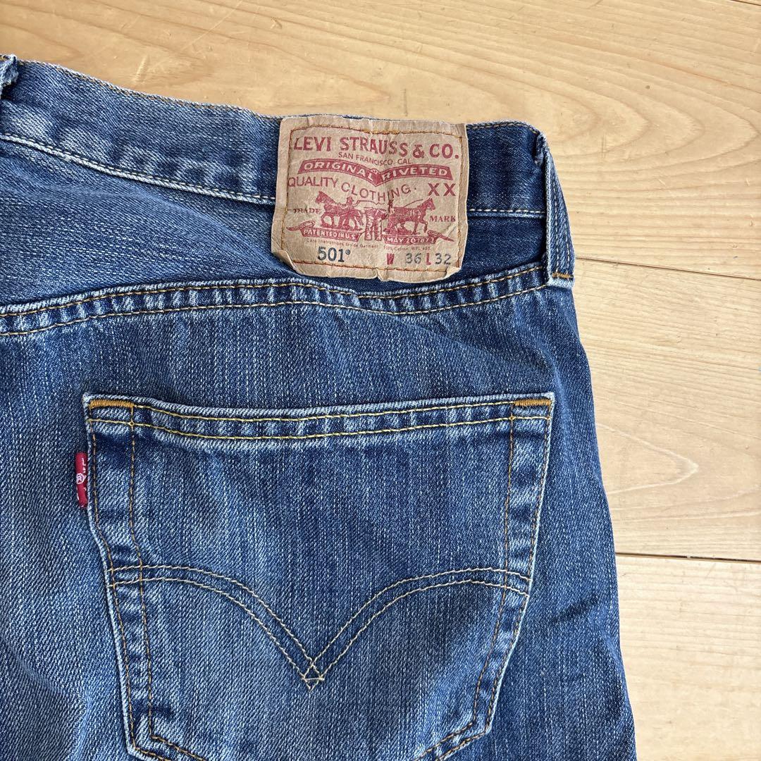 極美品 Levi's 501 W36 00501-0425リーバイス インディゴ Levi's 501 W36 00501-0425リーバイス インディゴ - メルカリ