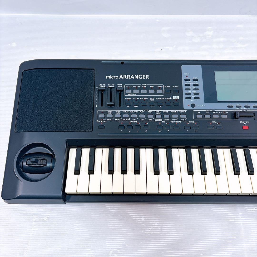 美品　シンセサイザー　KORG MICRO ARRANGER MAR-1 ケース 極美品】KORG シンセサイザー micro ARRANGER MAR-1 - メルカリ