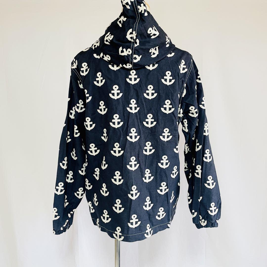 【美品】ビームスボーイ BEAMS BOY アンカー柄ジップアップジャケット 美品】ビームスボーイ BEAMS BOY アンカー柄ジップアップ