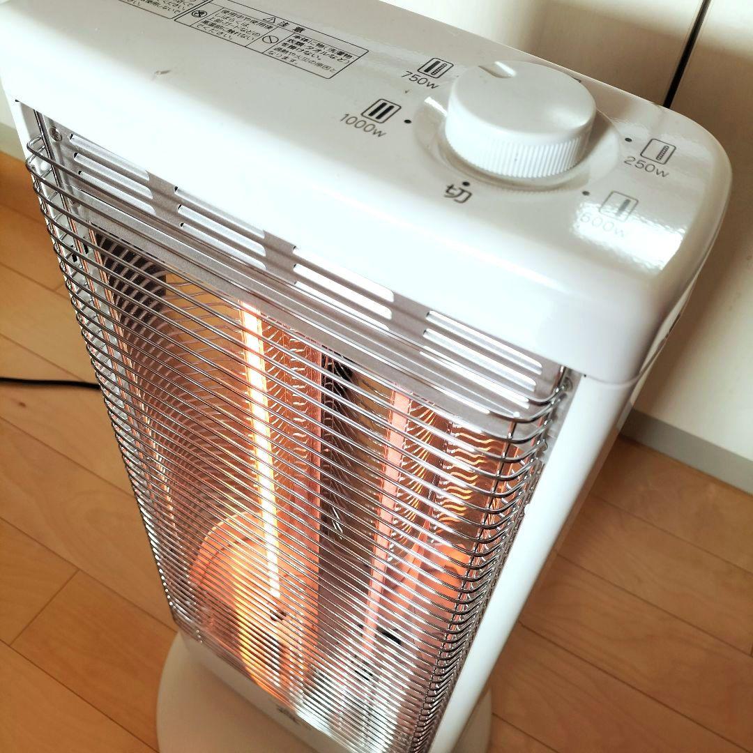遠赤外線 電気 ヒーター ストーブ 1000w 軽量 中古
