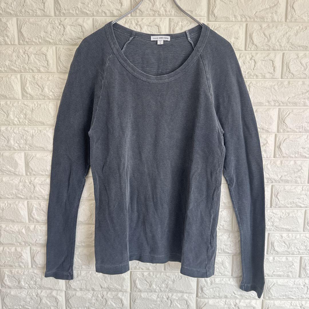 James Perse ヘンリーネック ロングTシャツ | グレー | FARFETCH JP
