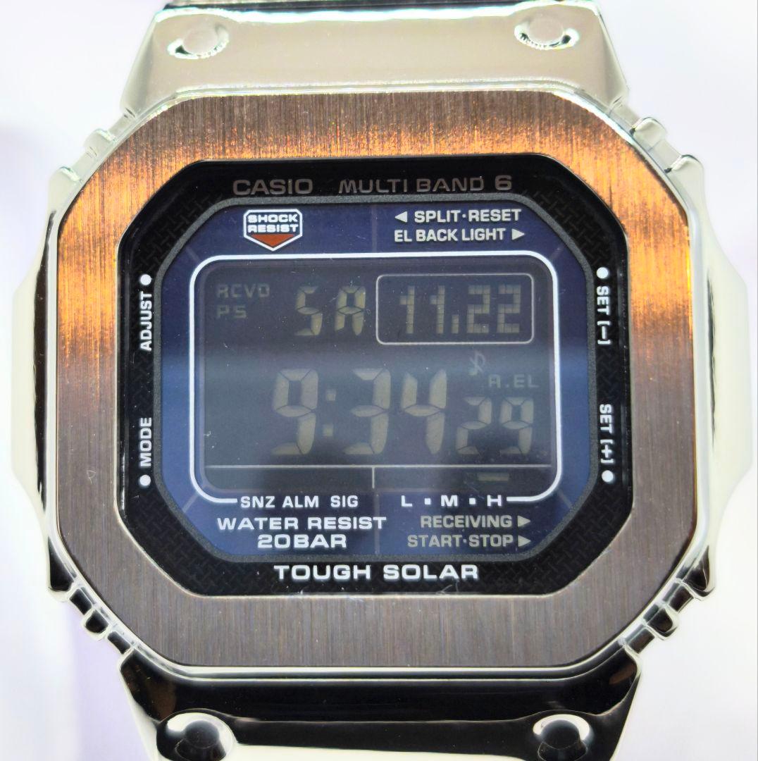 GW-M5610 フルメタルカスタム G-SHOCK 電波ソーラーCASIO