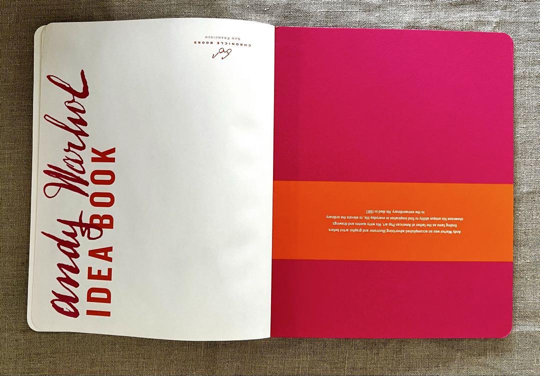 andy Warhol IDEA BOOK　アンディ・ウォーホル アイデアブック