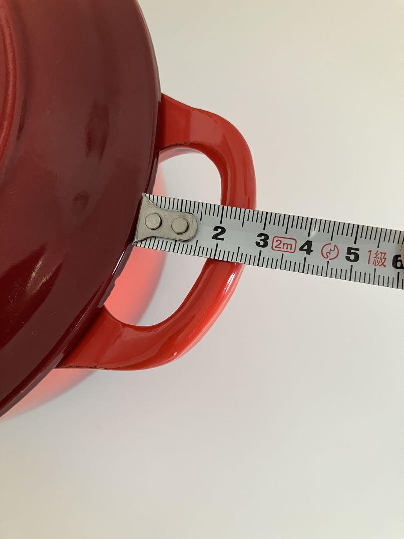 ル・クルーゼ　ココットオーバル　27cm チェリーレッド