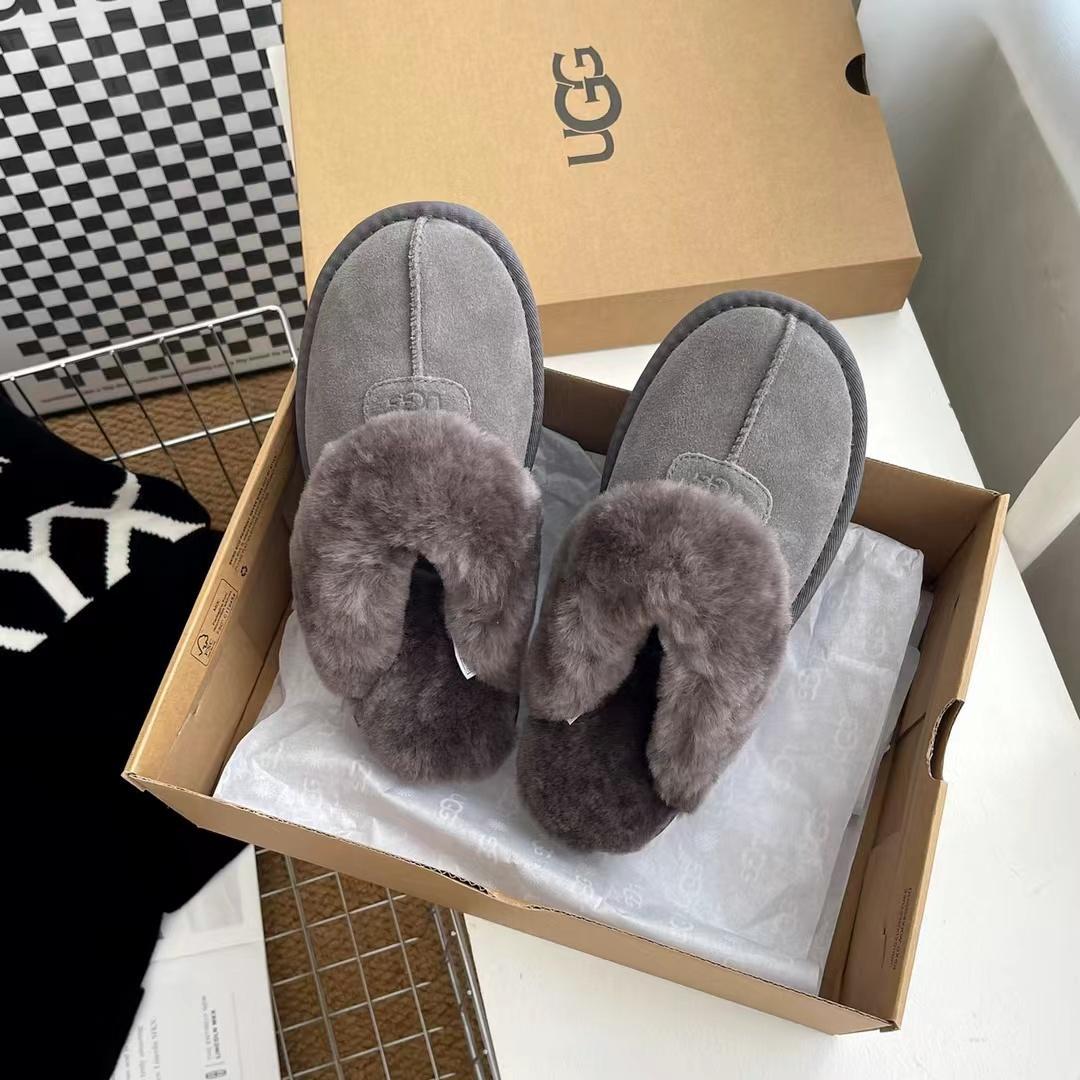 UGG レディース スリッパ ミュール スリッポン ツインフェイスシープスキン