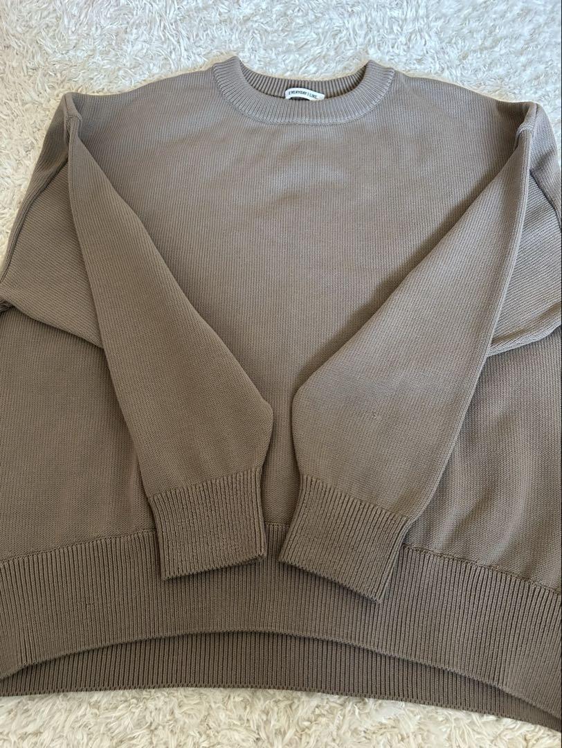 Deuxieme Classe ベーシックニット　美品　 キャメルA
