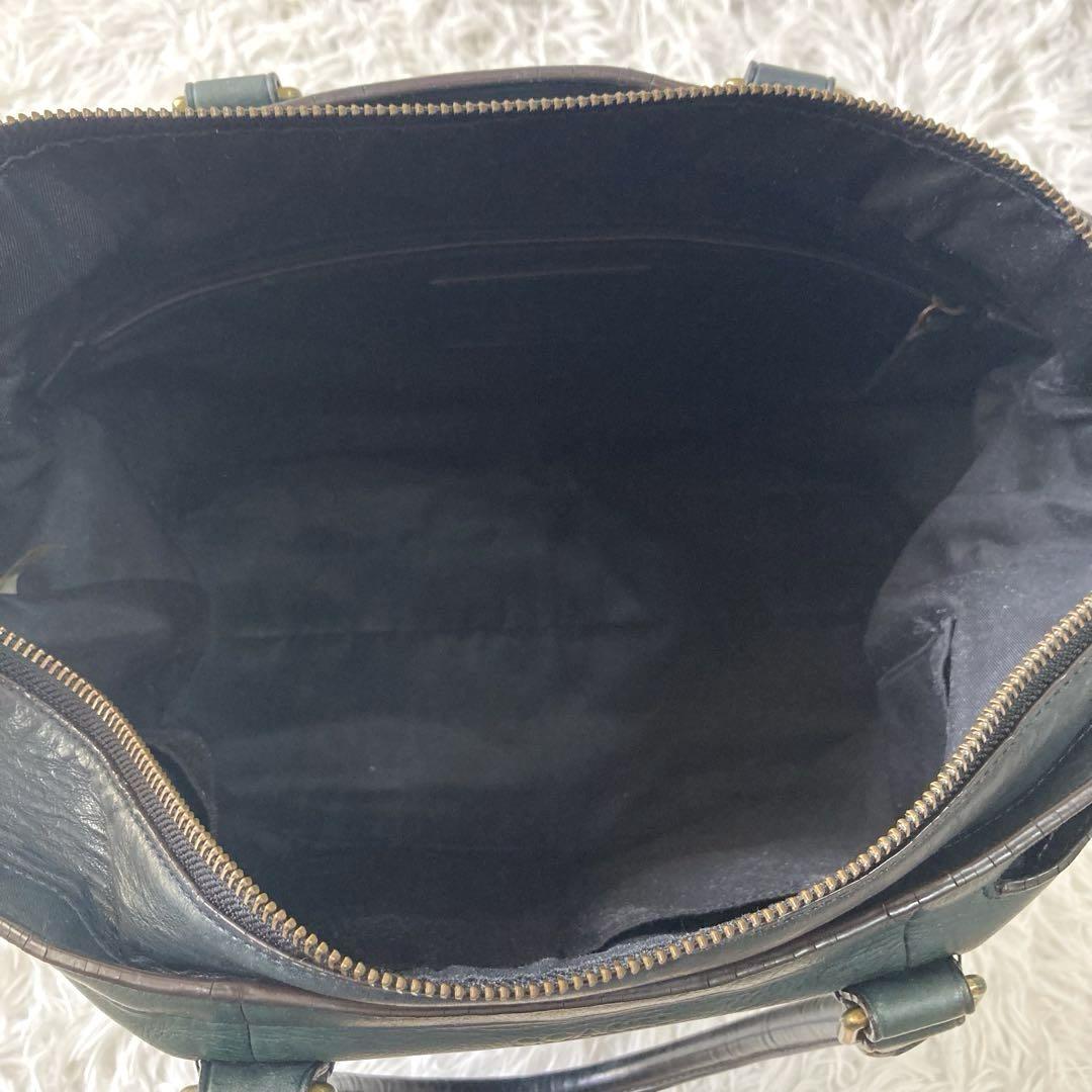 美品✨COACH コーチ 2way ブリーカー レガシー トート 緑 70600