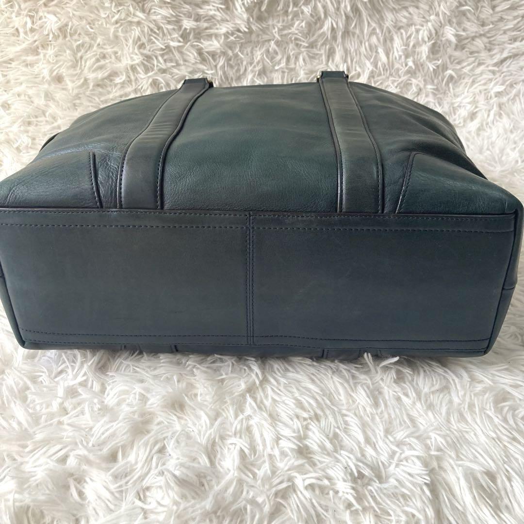 美品✨COACH コーチ 2way ブリーカー レガシー トート 緑 70600