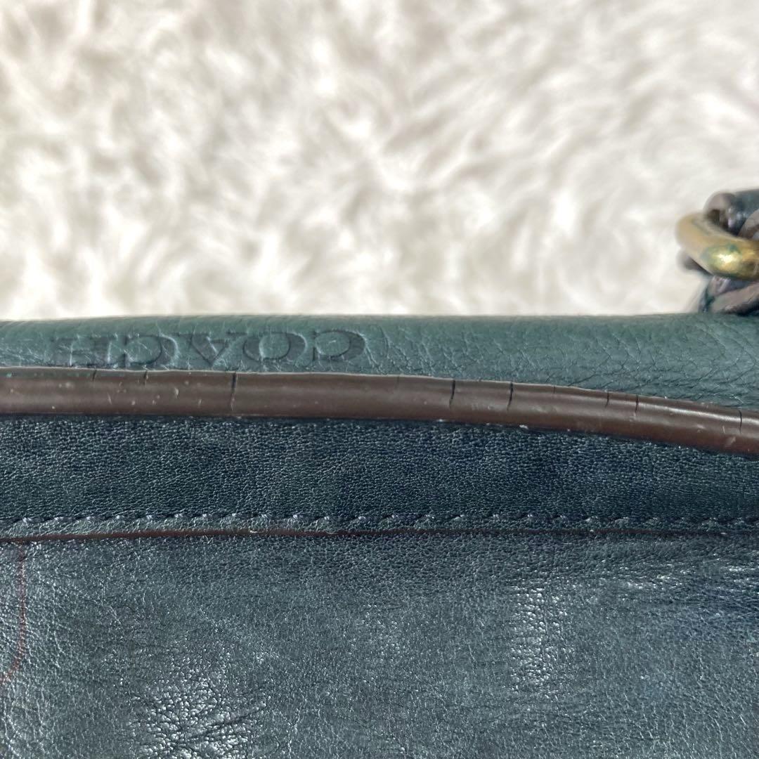 美品✨COACH コーチ 2way ブリーカー レガシー トート 緑 70600