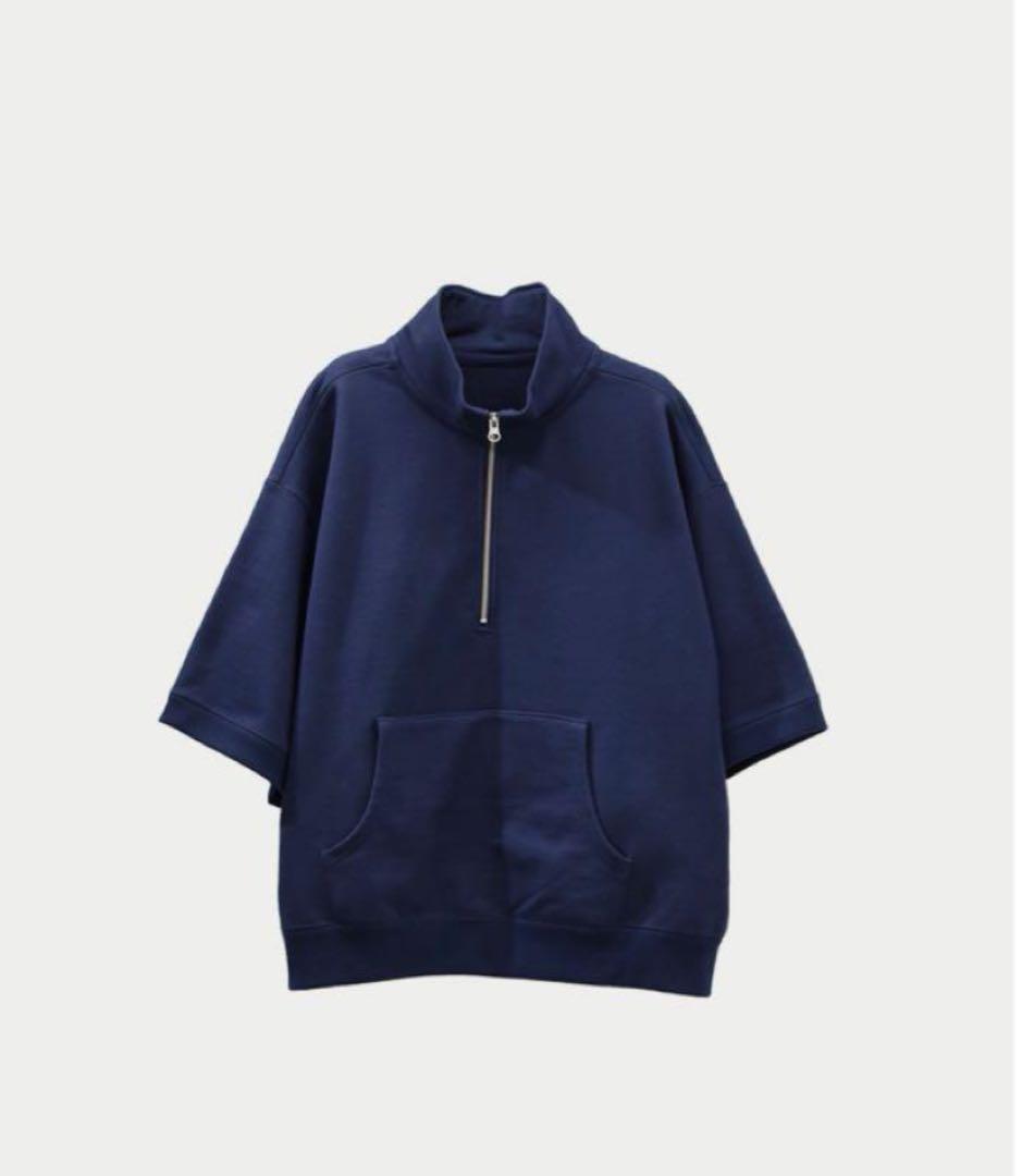マチャット　ハーフジッパー 即完！！ MACHATT マチャット ハーフジップスウェット（ネイビー）