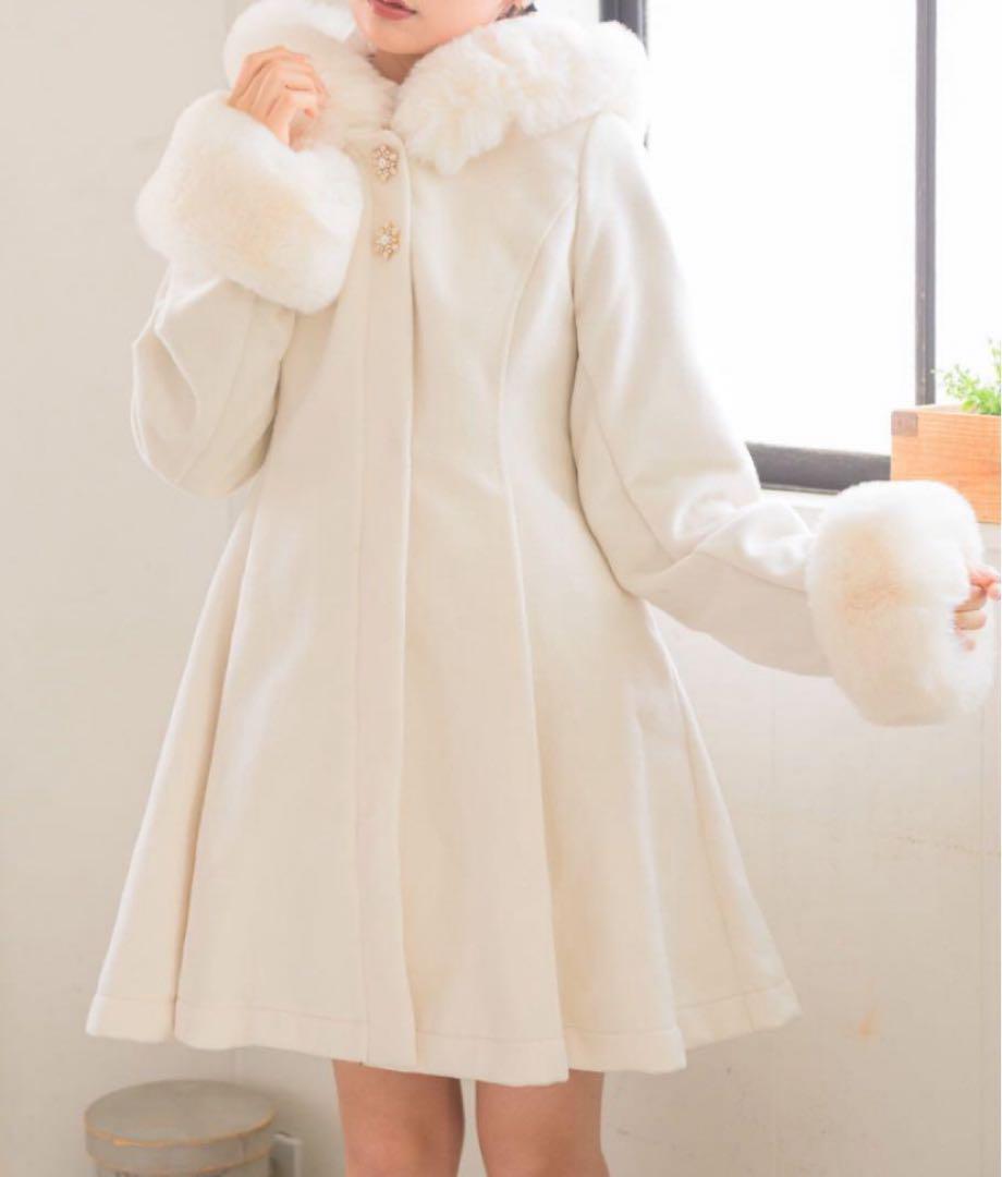 ROJITA バックリボンフーディーコート