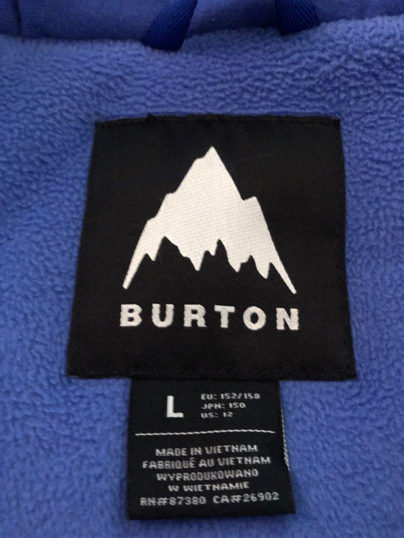 バートン　子供用スノーボードウェア　burton