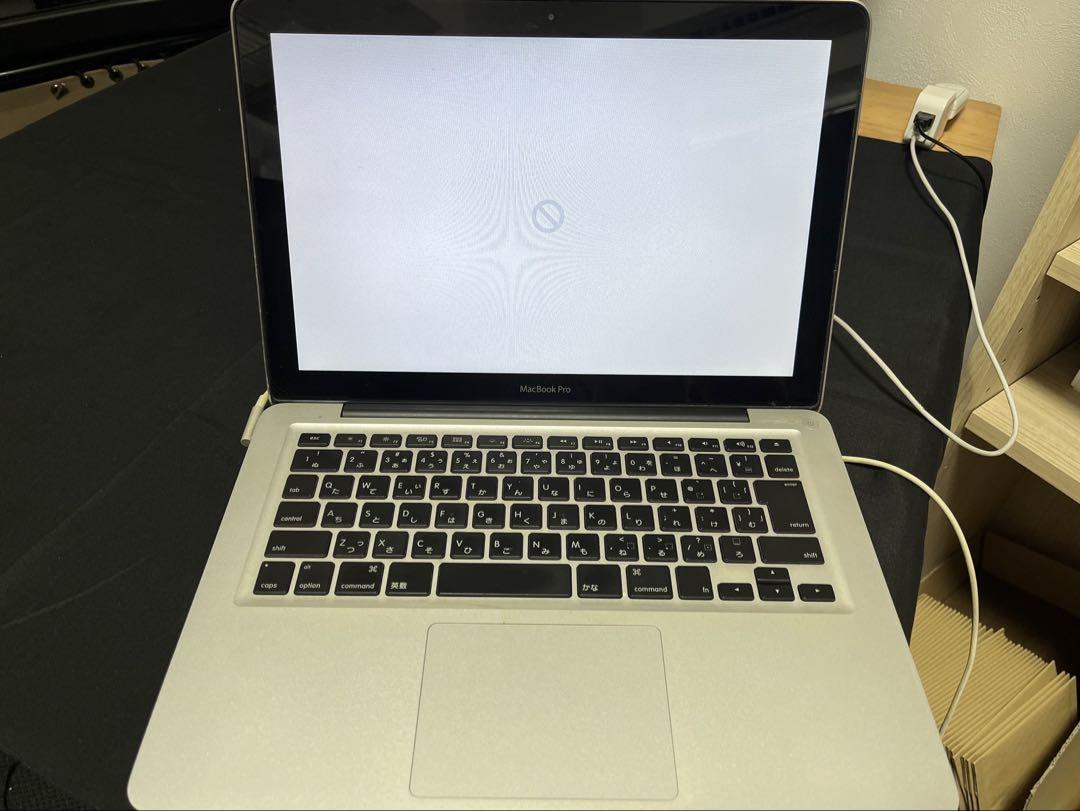 【ジャンク品】MacBookPro13本体+充電器付き ジャンク】MacBook Pro 13インチ充電器／起動不可OSなし 初期化
