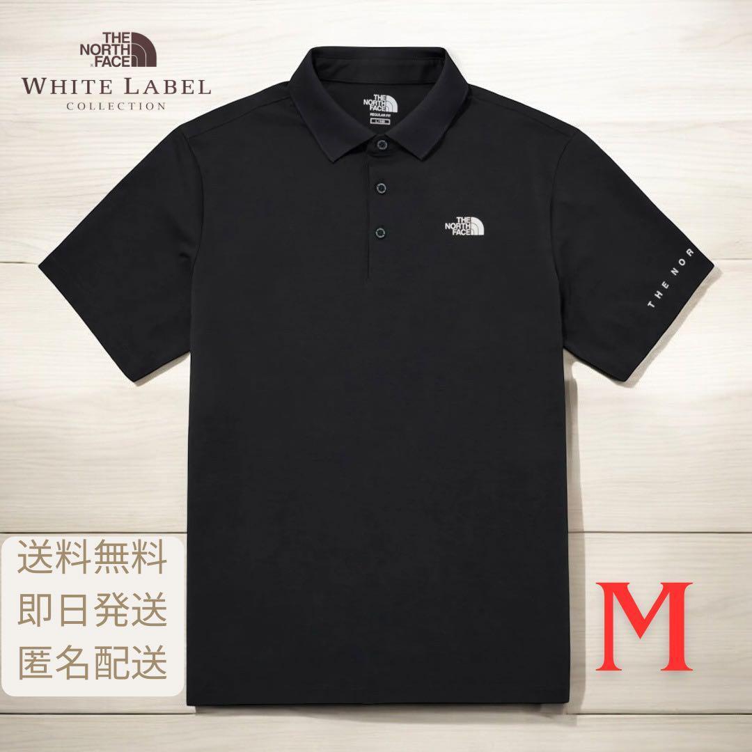 【ノースフェイス】 韓国限定＊ポロシャツ＊ M＊黒＊ 新品