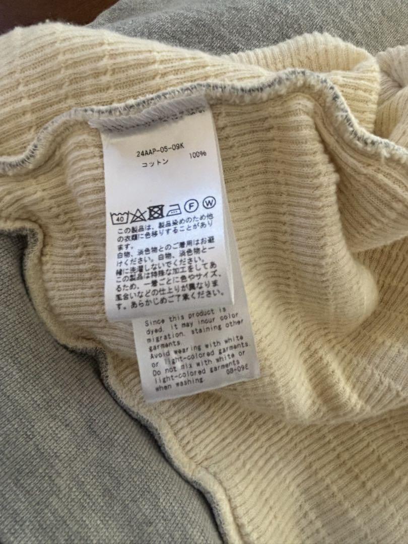24aw a.presse Vintage Zip Sweat Hoodie ２