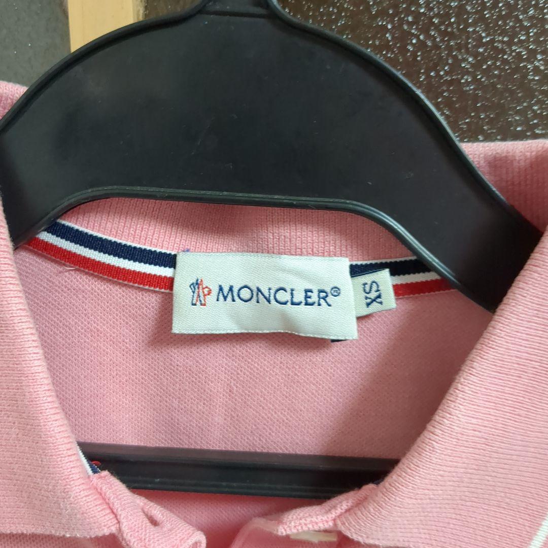 MONCLER ピンク ポロシャツ XS
