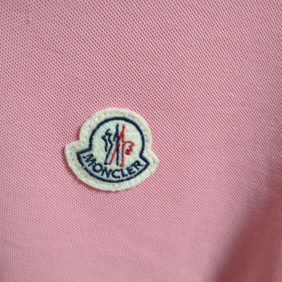 MONCLER ピンク ポロシャツ XS