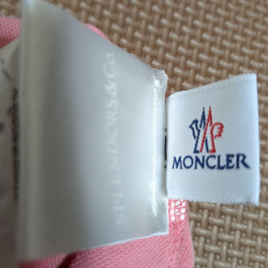 MONCLER ピンク ポロシャツ XS