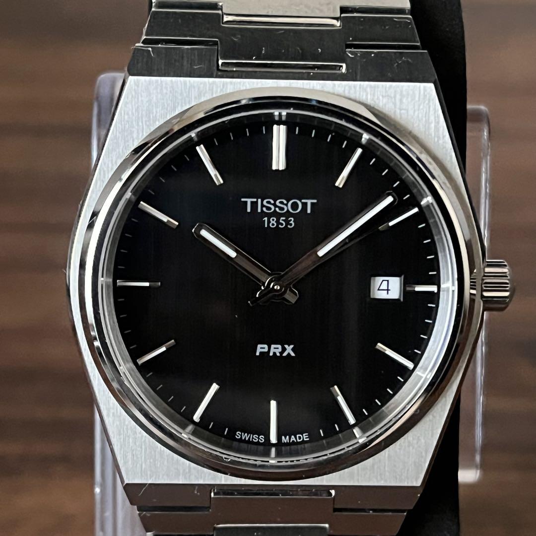 楽天市場】正規品TISSOT ティソPRX ブラック文字盤 自動巻き