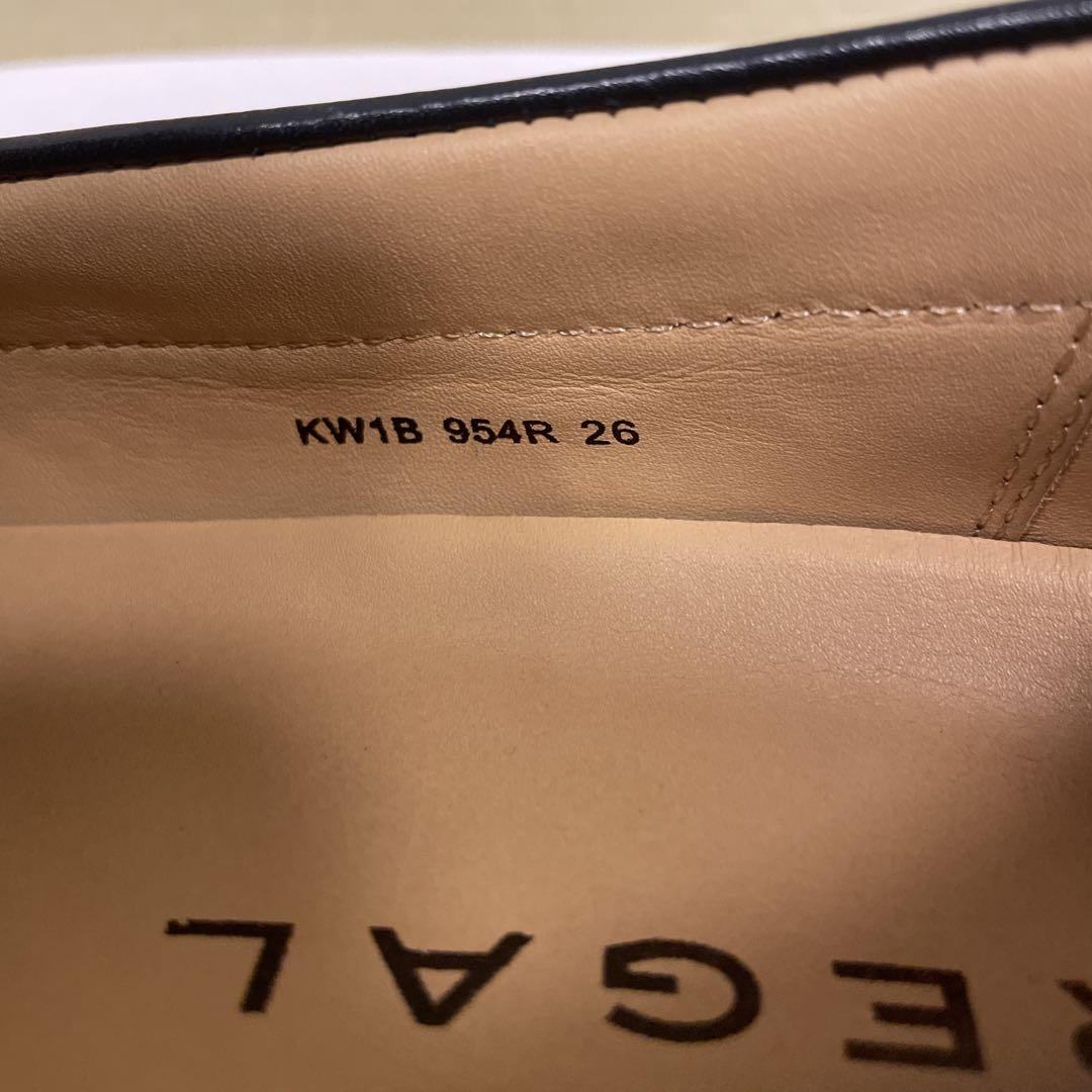 REGAL ネイビー レザーシューズ 260
