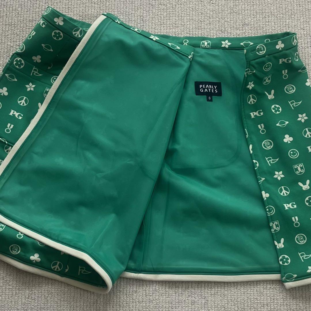 【未使用品】PEARLY GATES レディーススカート グリーン
