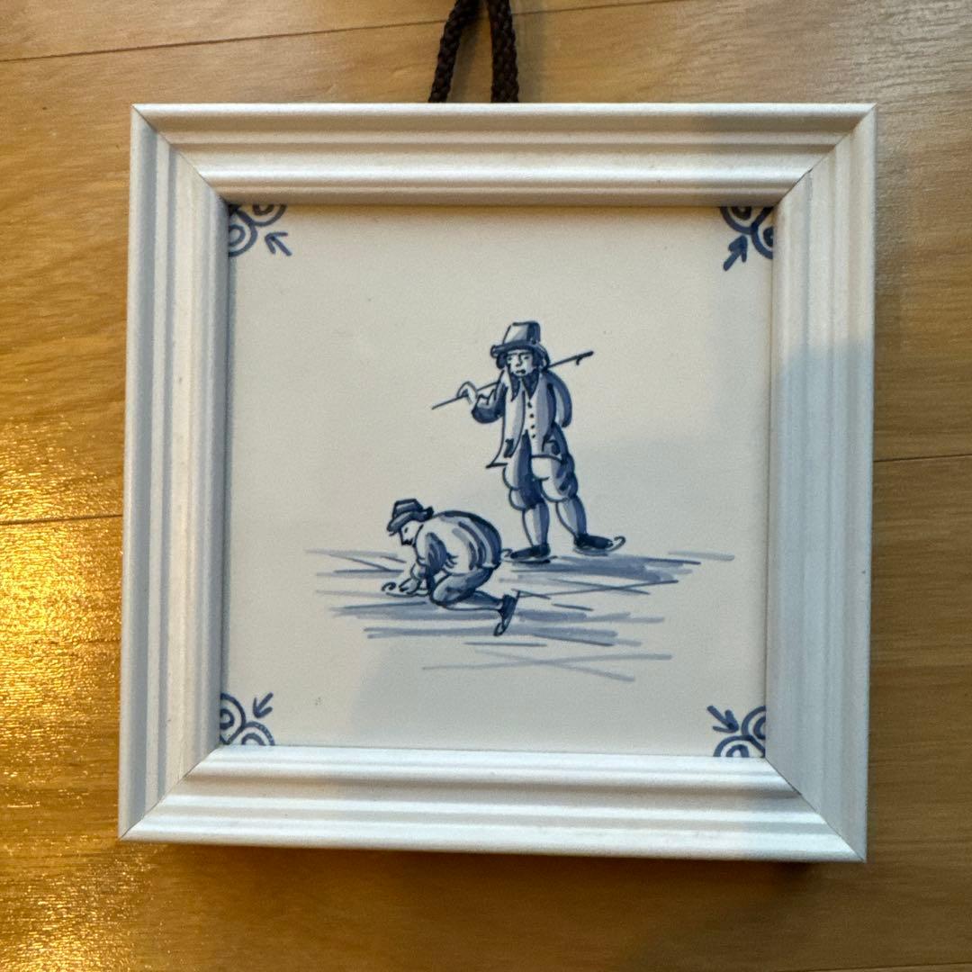 オランダ マッカム焼 MAKKUMタイル額入り - メルカリ