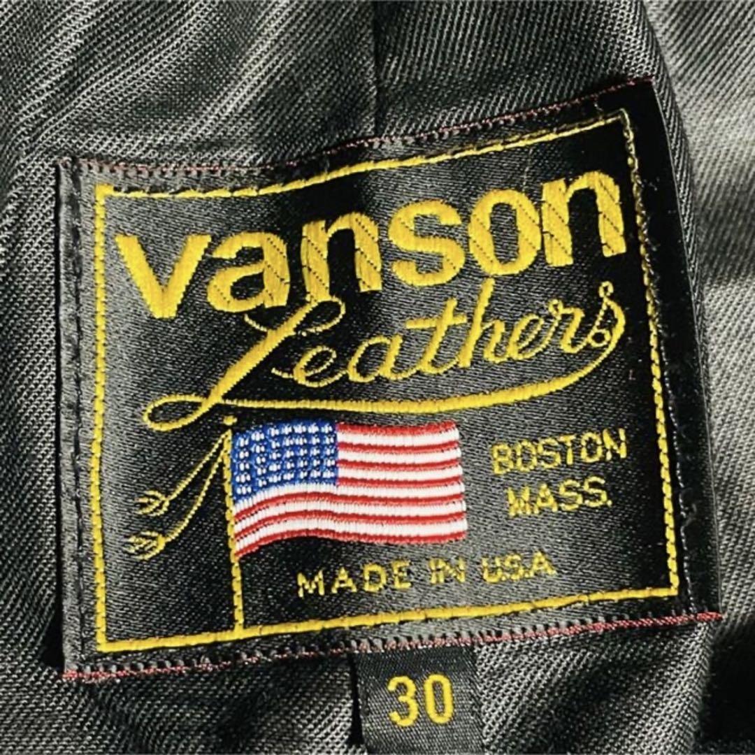 VANSON レザー パンツ W30