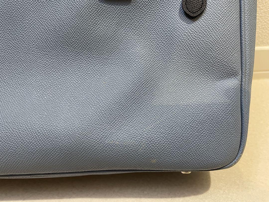 COACH メンズ　ブリーフケース　水色　レア