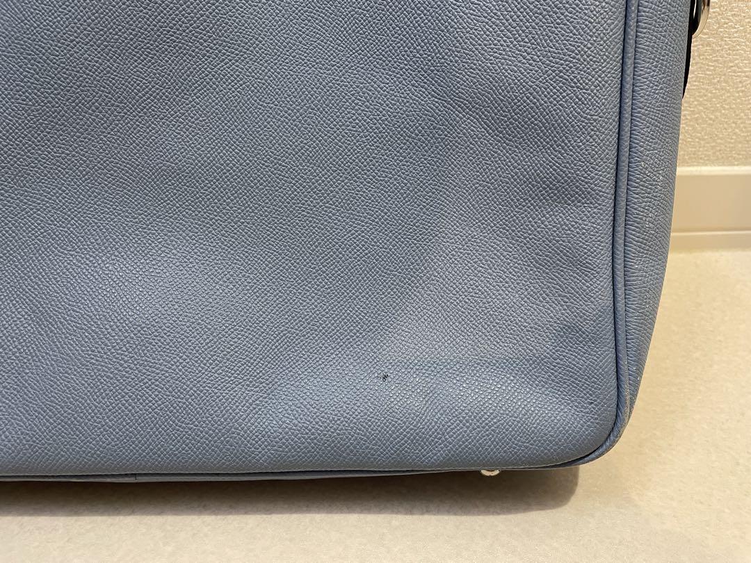 COACH メンズ　ブリーフケース　水色　レア