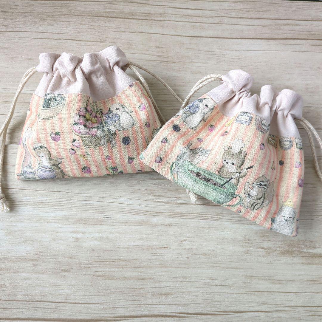 巾着 ハンドメイド みに巾着 ユキエモン - メルカリ